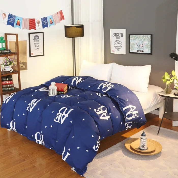 Hot sale print polyester quilt cover 56