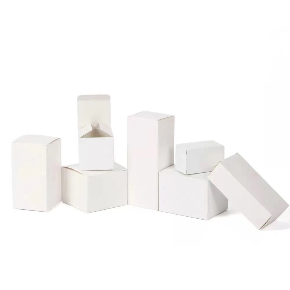 Printed Custom Paper Box Makeup Skin Care Cosmetics White Packaging Box