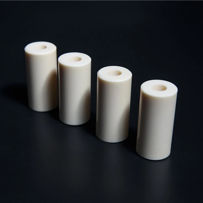 custom alumina insulating bush industrial ceramic insulating Porcelain sleeve Alumina ceramic tube