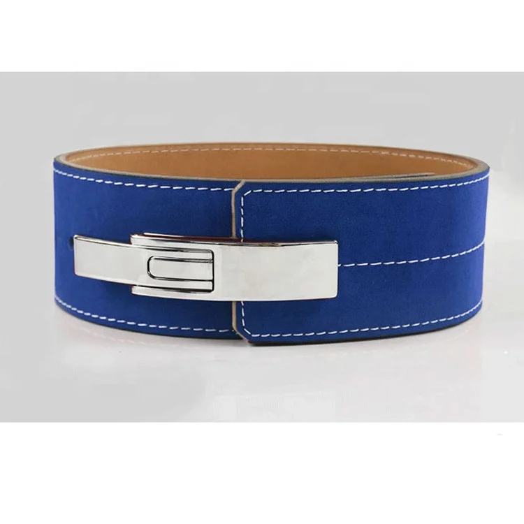 Wholesale Custom Weightlifting Belt Gym Training Fitness 4 Layer Cowhide Leather Powerlifting belt