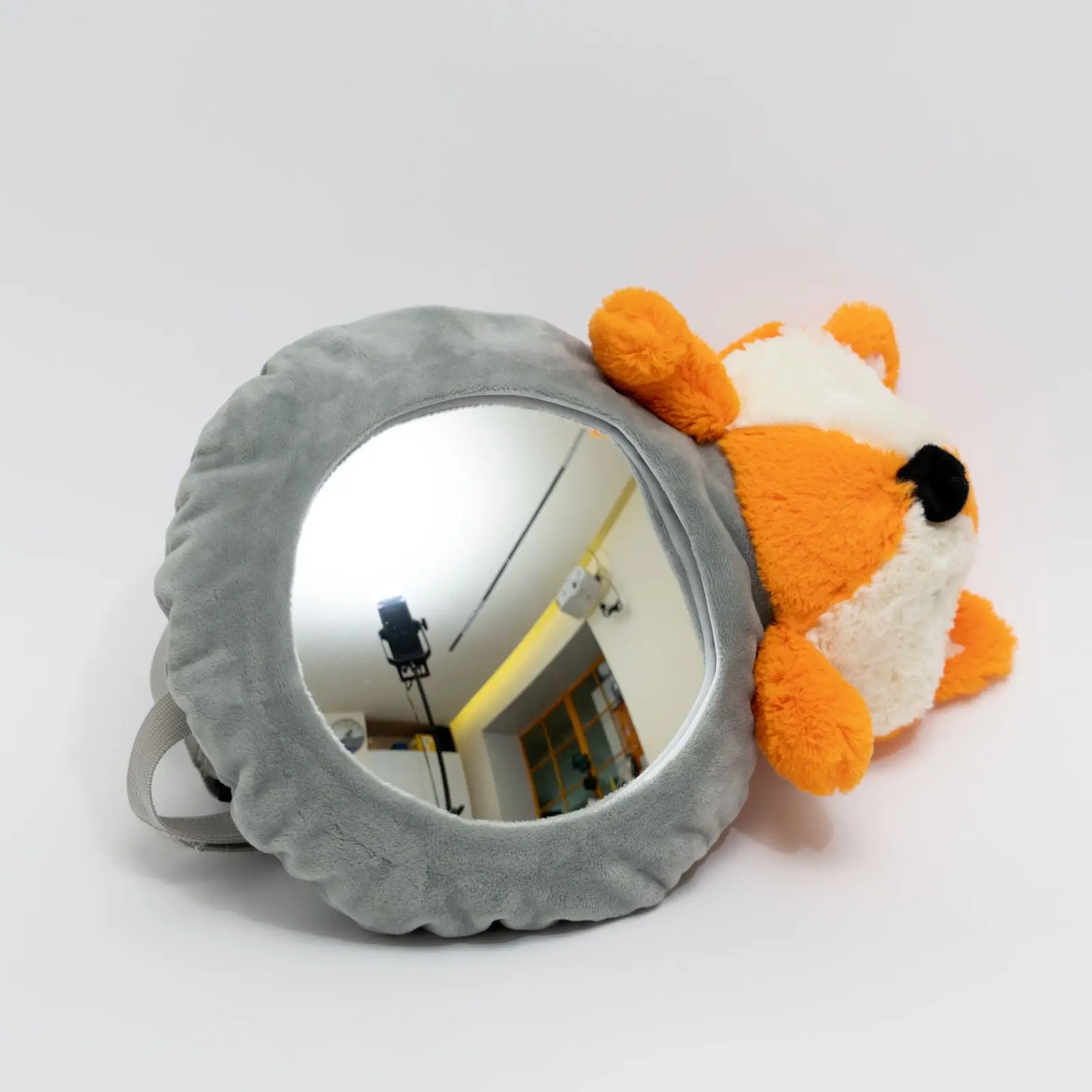 KAMIMI Fox Shatterproof Wide Convex Baby Car Mirror Child Observation Seat Backseat Use Safety Mirror