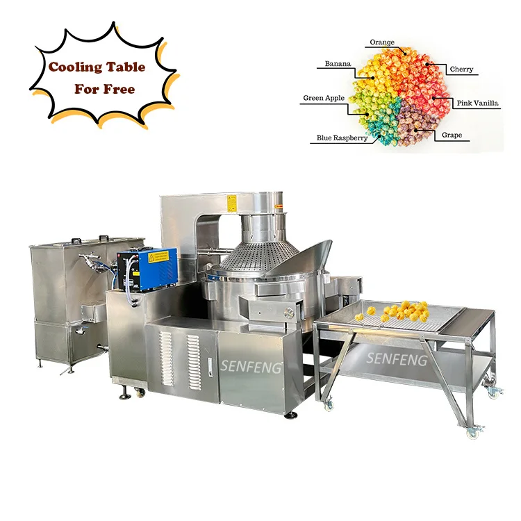 Hot Sale Industrial Gas Electric Popcorn Machine Automatic Popcorn Making Machine Manufacturer