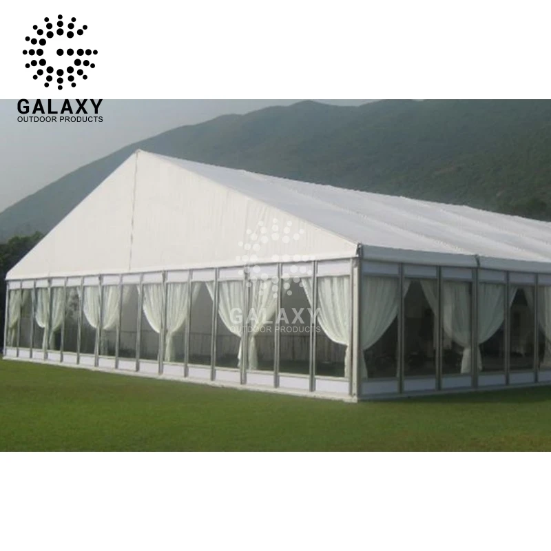 Galaxy Strong Material Galaxy Clear Top Roof Tent 200 Seater Church Tent Russia Luxury 30X50 Popup Church Tents For Sale Used