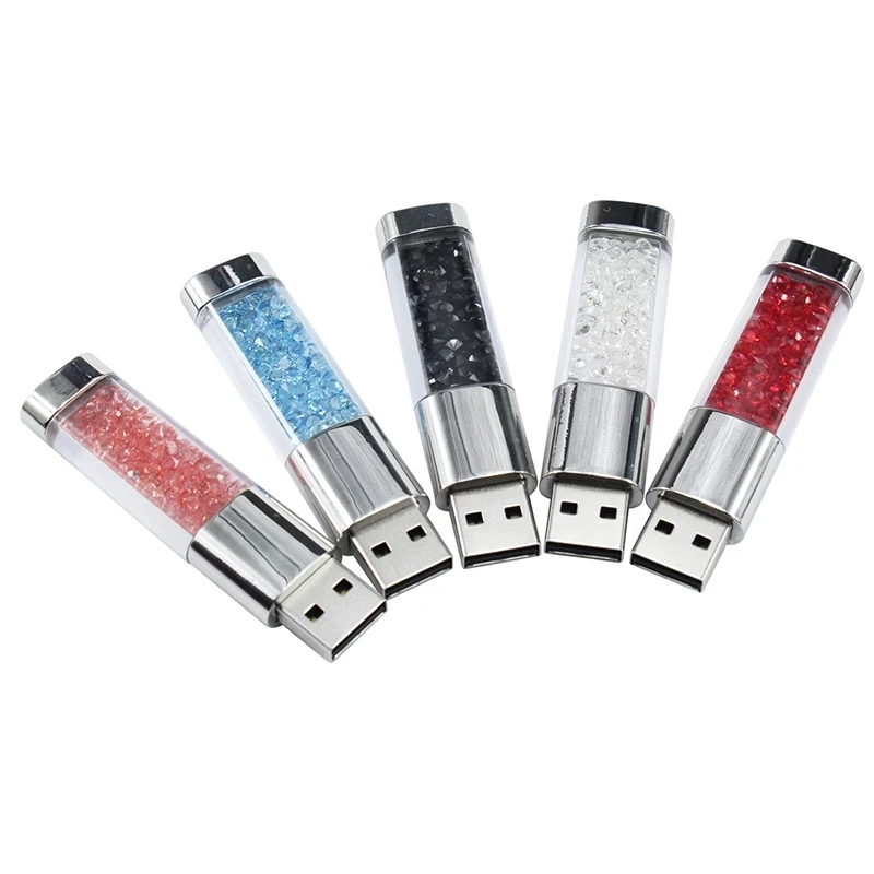 
 С украшением в виде кристаллов флеш-накопитель 4GB/8GB/16GB/32GB/гаджет USB флэш-накопитель 64GB изготовленный на заказ USB флеш-накопитель usb2.0 pendrive memory Stick  