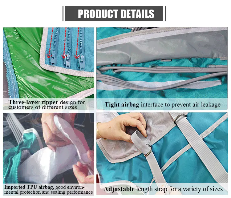 support multiple voltages and four languages pressotherapy to facilitate the operation of slimming lymphatic drainage machine