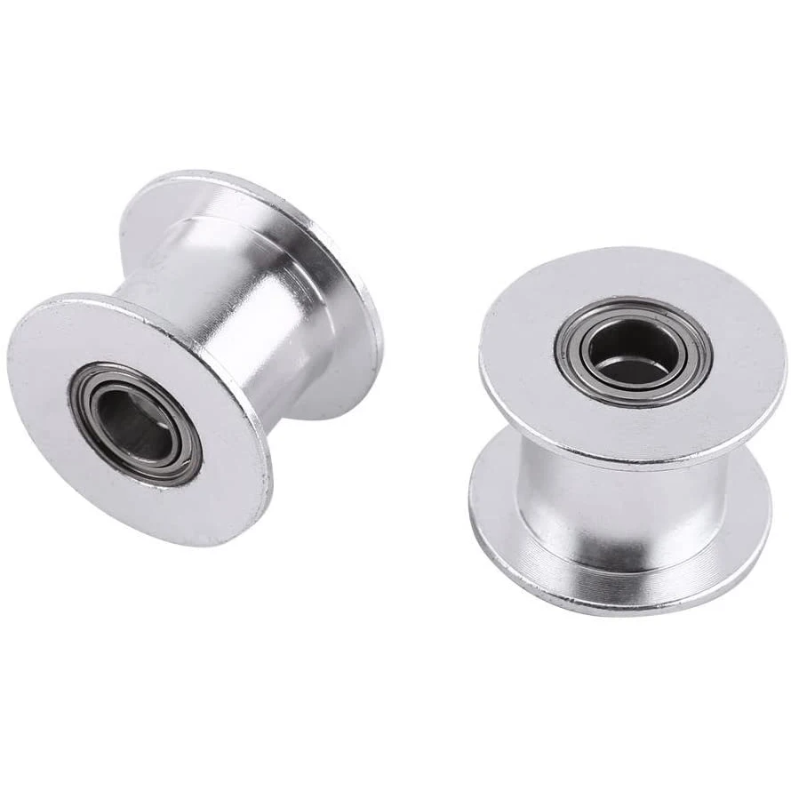 2GT Алюминиевый шкив для ремня ГРМ, синхронный шкив, 20 зубьев, 3/5 мм, отверстие без зубьев для ремня шириной 10 мм для 3D-принтера