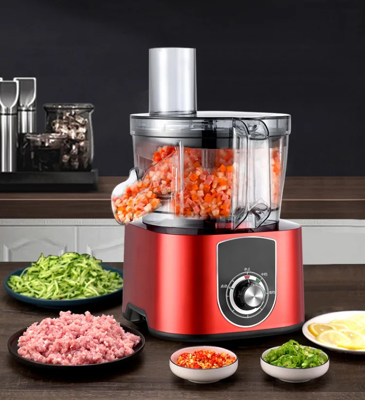 Коммерческая электрическая многофункциональная овощерезка Кухонный комбайн измельчитель картофеля кухонный
