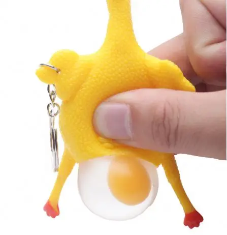 Surprise Squishy Toy Anti Stress Squeeze Toys Chicken&Eggs Laying Hens Funny Gadgets Novelty Autism Mood Relief Wholesale