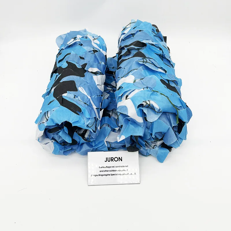 100 g/m2 Marine blue camouflage net green decorative net anti-aerial photography camouflage sunshade net