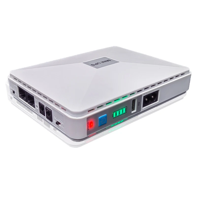 Mini UPS Uninterruptible Power Supply AC 100V/240V 8800mAH DC 9V 12V 15V 24V UPS Power Bank For Wifi Router Webcam CCTV Camera