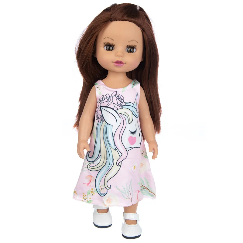 Wholesale Fashion Realistic Simulation Doll Clothes 14 Inch Vinyl Reborn Baby Dolls Toys American Girl Doll