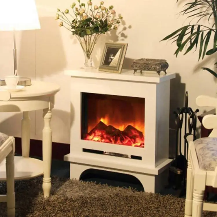 Fireplace Chimenea Tv Stand Portable Linear Decor Frame Hot Sale 70 Inch Table Decorative Clay Fireplace