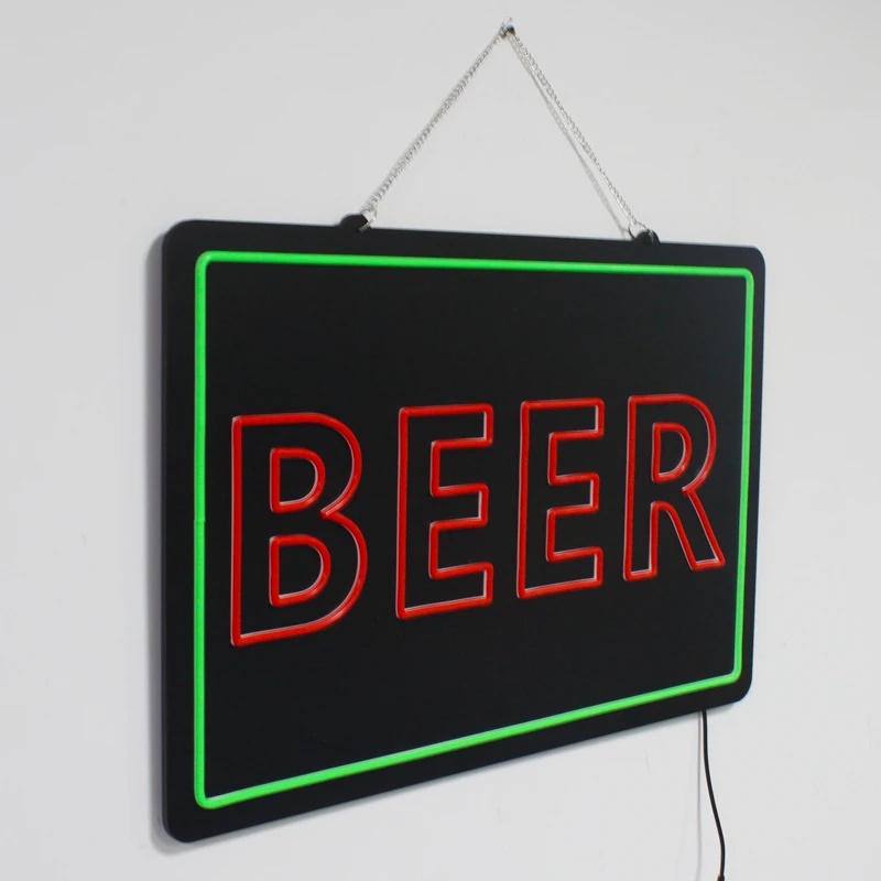 Advertising Hanging Beer Bar 12V 24V Silicon Neon Beer Signs Used Acrylic Neon Bar Signs For Sale Made Custom
