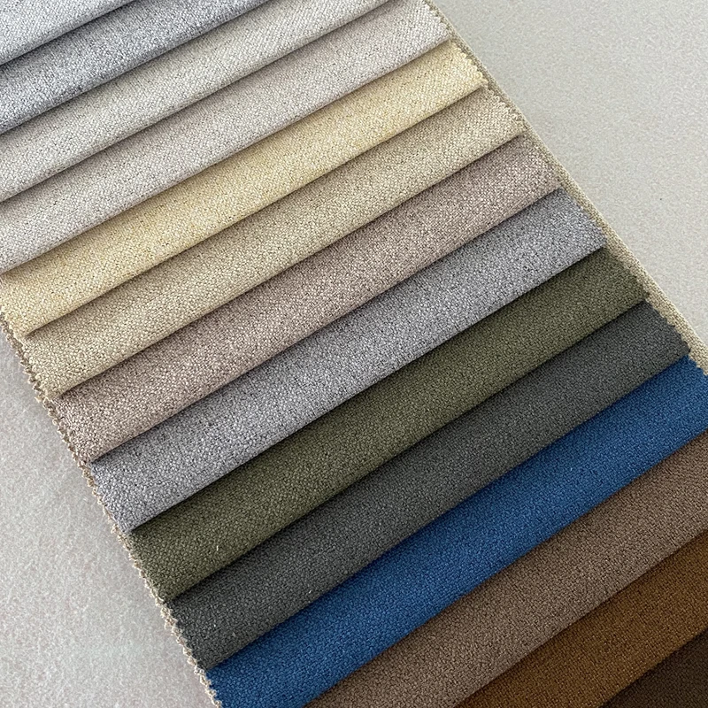 
polyester copy-linen fabric for sofa 