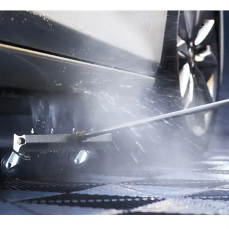 Pressure Washer Undercarriage Cleaner, Under Car Washer Water Broom with 13 Inch Extension Wand and 45-Degree Angled Wand