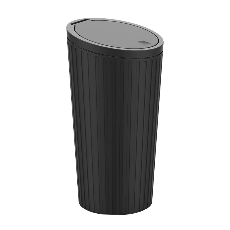 Vehicle Console Door Pocket Home Office Use Trash Container Mini Plastic Cute Car Trash Can Car Garbage Bin