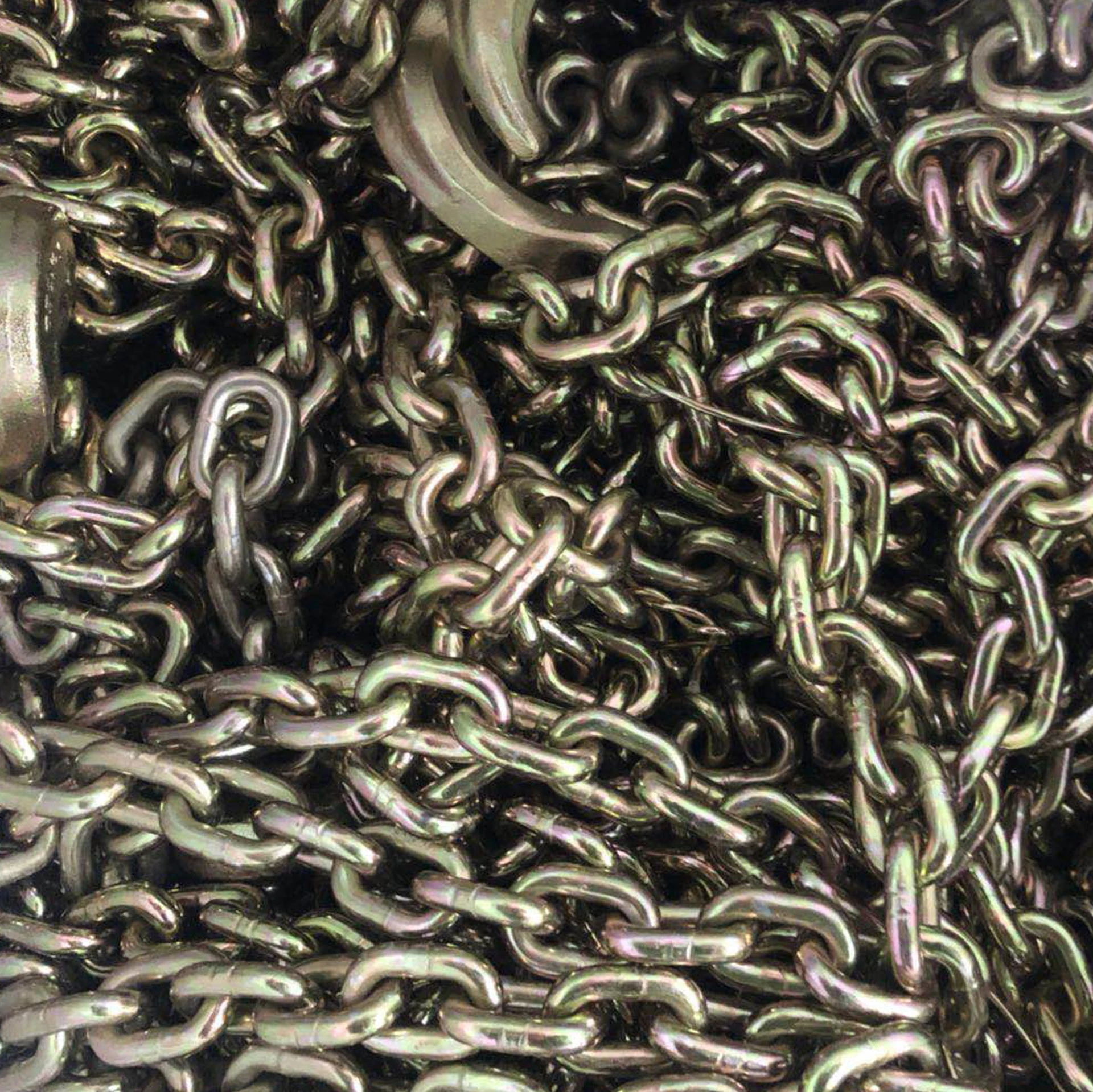 China supply high quality cargo tie lashing binding G80 G70 lifting binding sling chain with  Grab Bend Hook