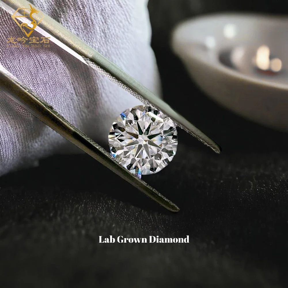 Лабораторный сертификат IGI GIA 2CT 3CT 4CT 5CT 6CT CVD HPHT синтетический лабораторный алмаз