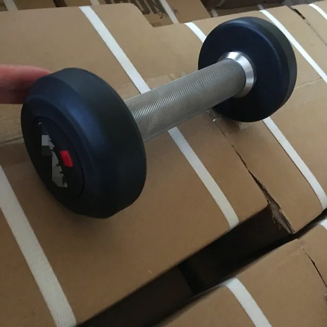 
High quality rubber dumbbell hot sell rubber coated 