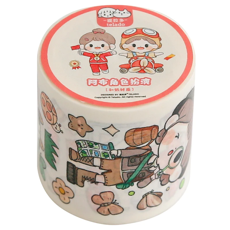 1pcs Abu Cosplay Series  paper tape diy decoration tape bedroom decoration tape