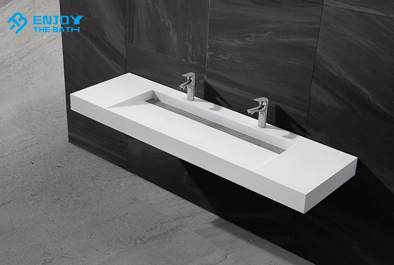 Nice Design Italian White Marble Square Sink/Basin Above Counter
