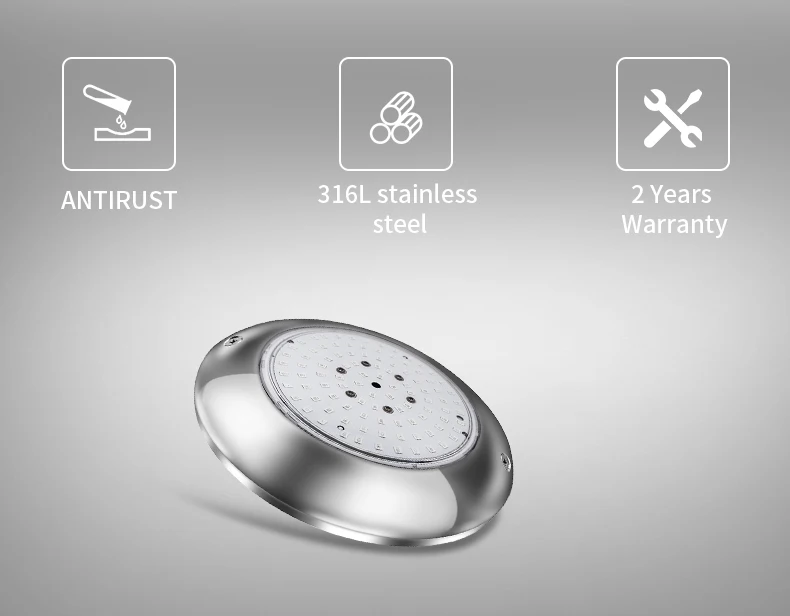 Refined IP68 12V led surface mounted Underwater Lights 6W 10W 15W LED Swimming Pool Light lampe piscine luz da piscina