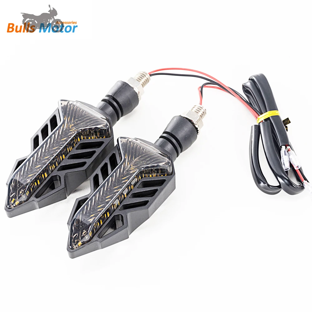 Sprite Beast style 12v motorcycle modified turning signals light Flowing water style Super bright waterproof Amber led turn lamp