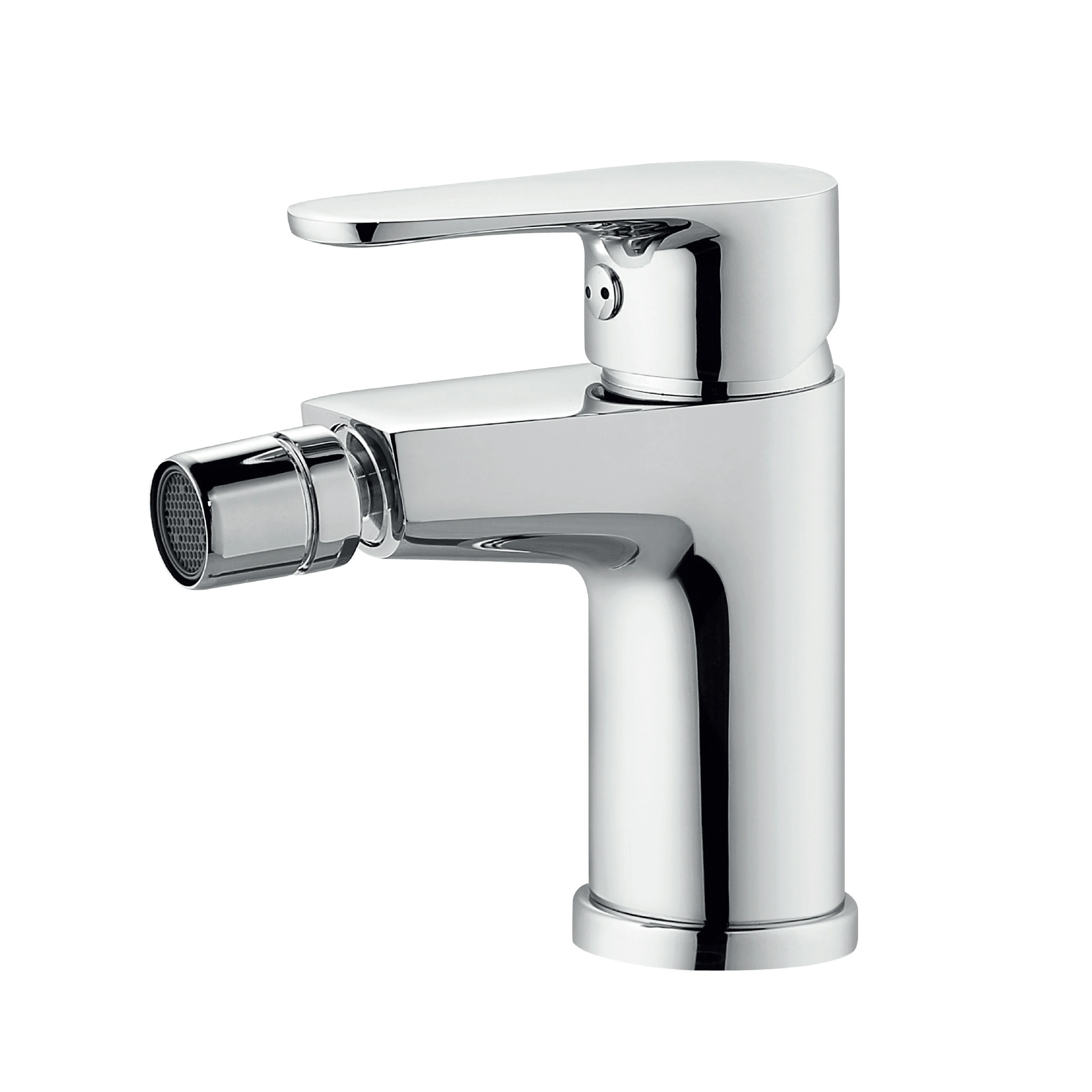 Hot Sale Single Handle Deck Mounted Chrome Plated Brass Bidet Faucet
