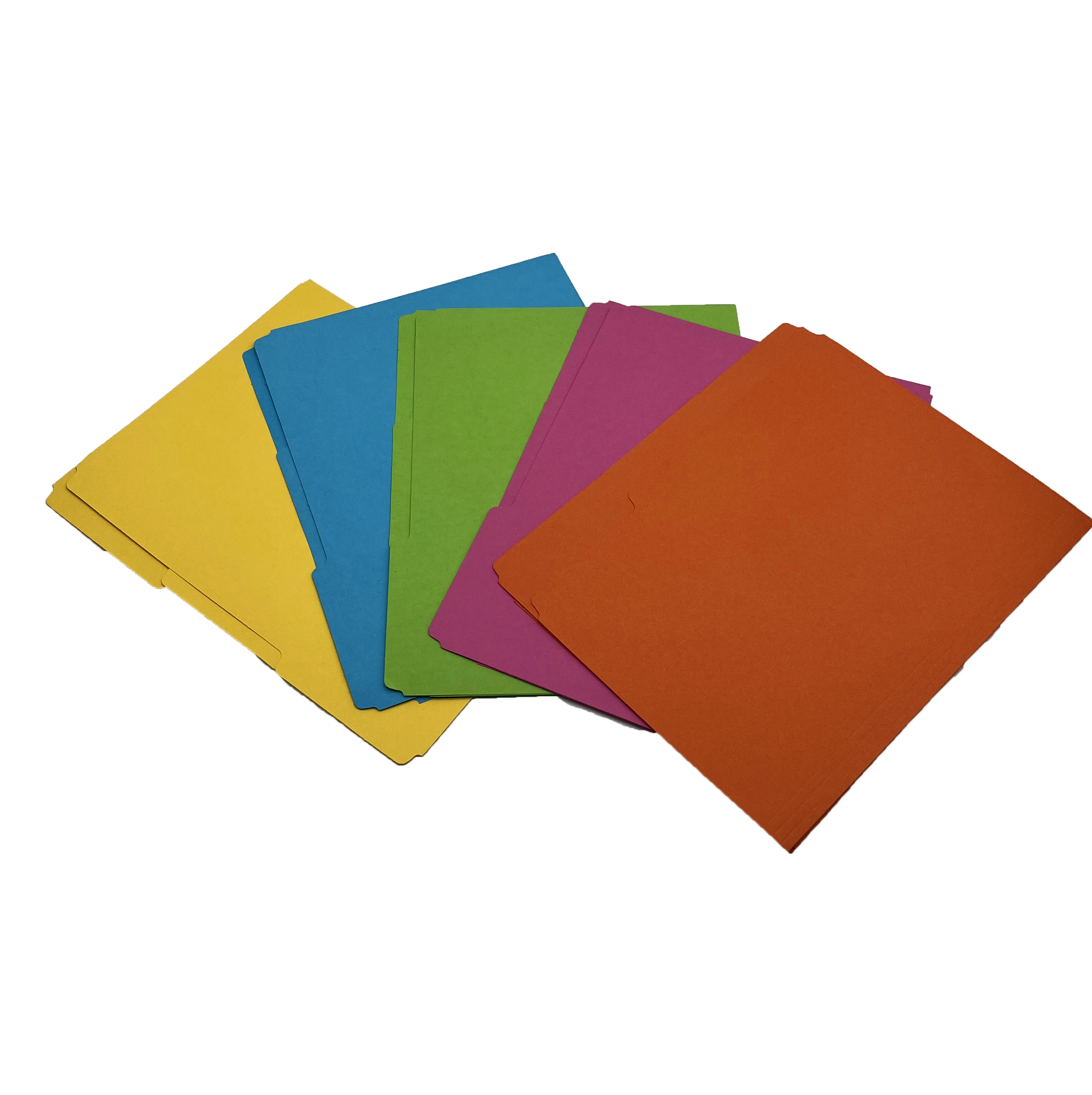 Customized A5 Paper Protection Document Manila File Folders for School Office Stationery File