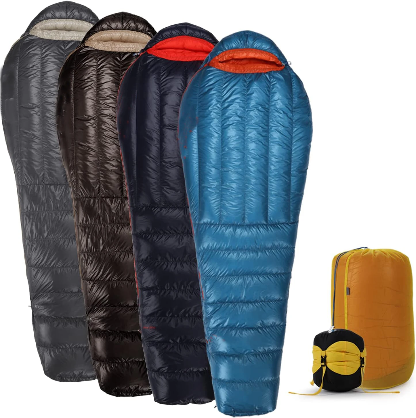 Ultralight Mummy Down Sleeping Bag 650 Fill Power Duck Down for Camping Hiking Backpacking