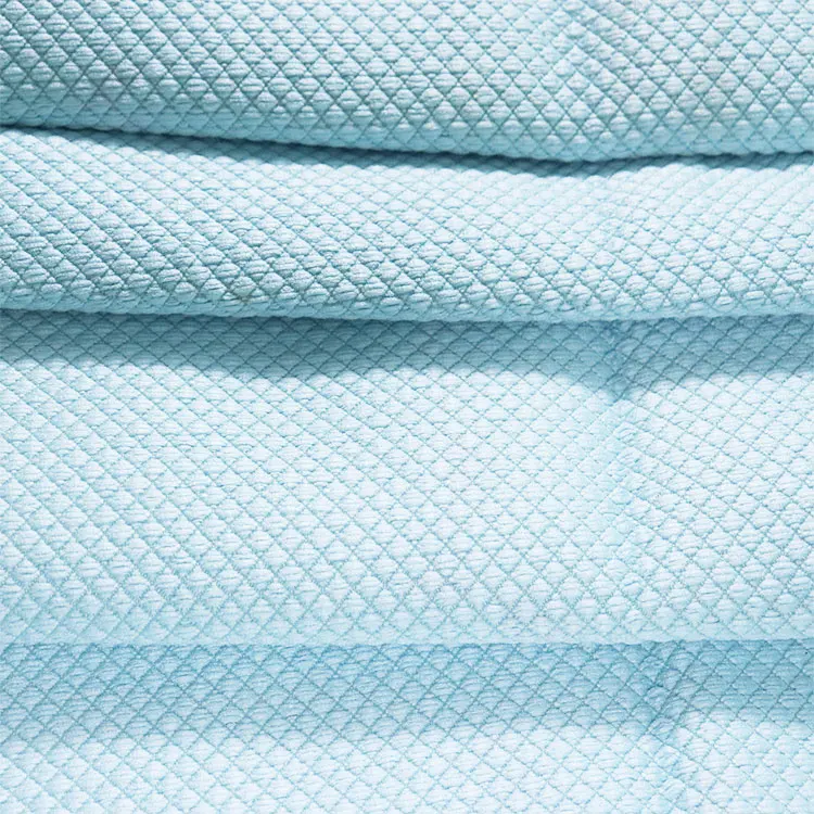 
Microfiber Diamond type Lattice Check Coated Polyester Waterproof Oxford Fabric 