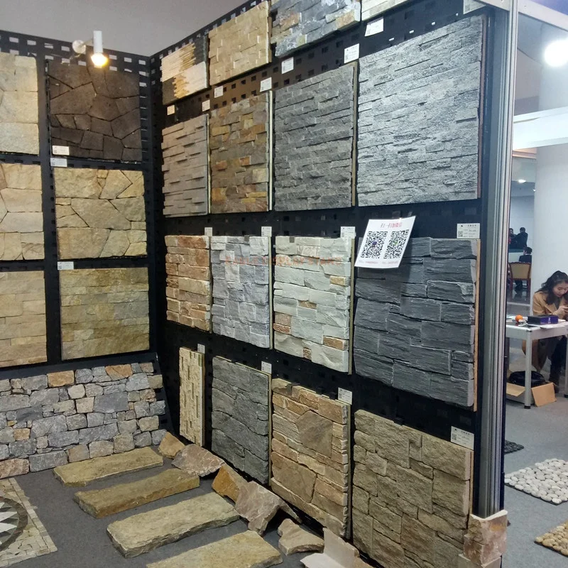 Metal material mosaic tile sample display board custom logo plastic display board