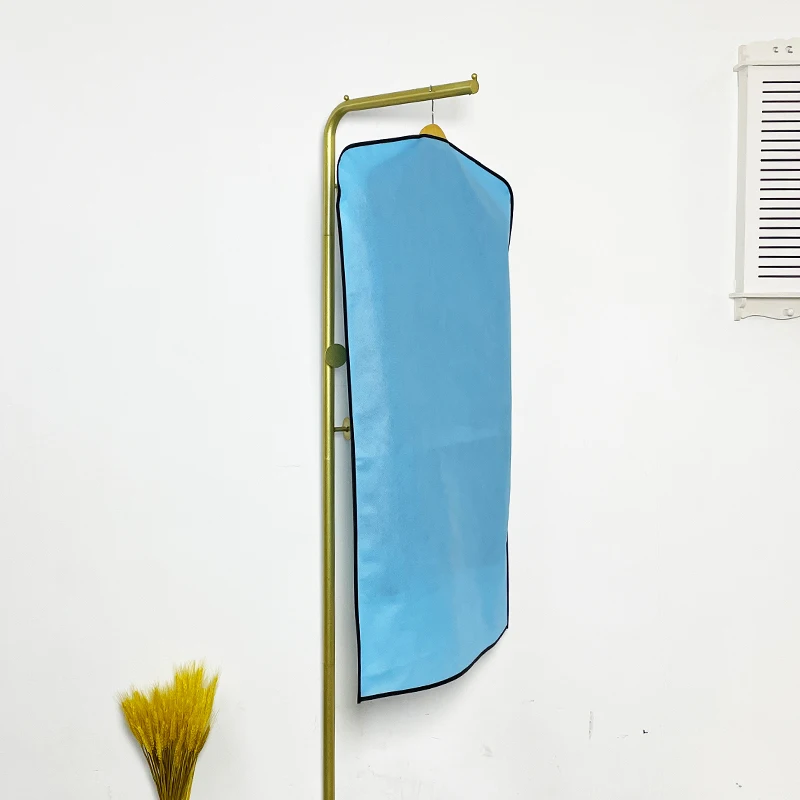 Blue Nonwoven Suit Bag Travel Garment Bag Suit Cover