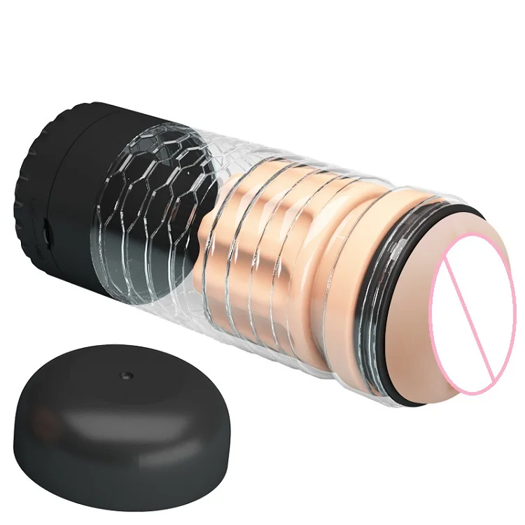 Masturbator Cup Vagina Sex Toys For Men Masturbating Oral Sex Simulator Strong Variable Speed Vibration Male Masturbation