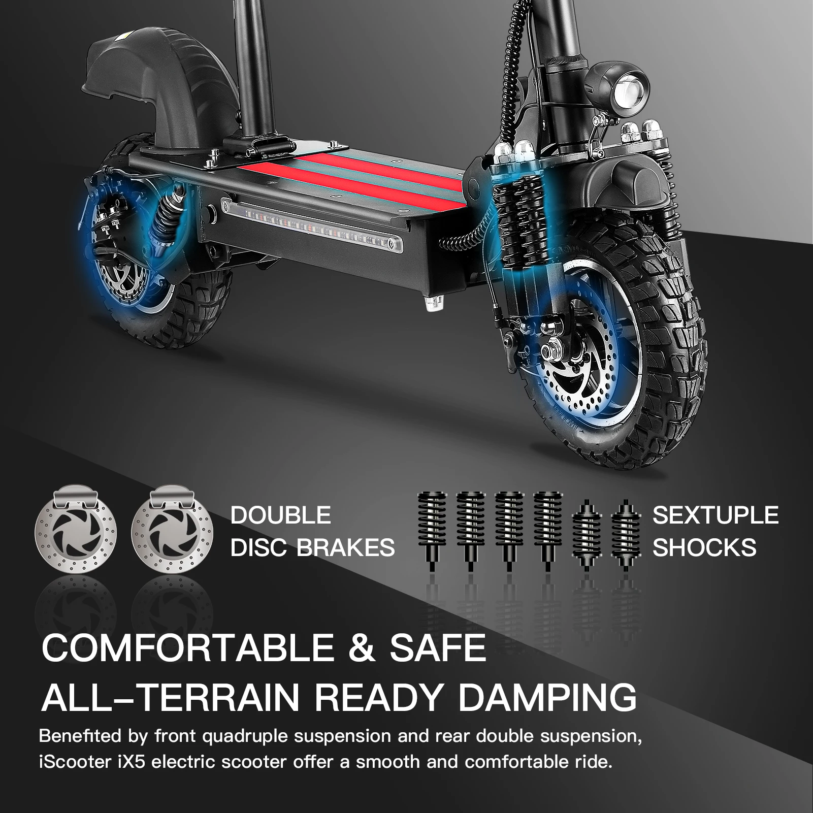 iSinwheel IX5 E5  600W 15 AH scooter battery Europe Russ stock 45 km/h cheap adult folding  electric scooter