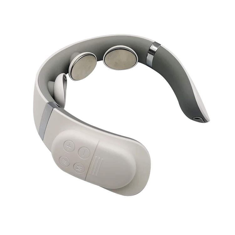 Physiotherapy Equipment Pressure Point Tens Ems Smart Electric Cordless Kneading Neck Massager Manufacturers Masajeador Cuello