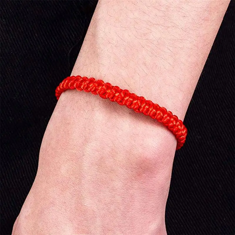 Protection  Handmade Beads Clasp Red Rope Cord Thread String Bracelets Friendship Jewelry