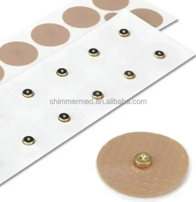 Gold Magnet Plaster for Acupuncture Point Massage