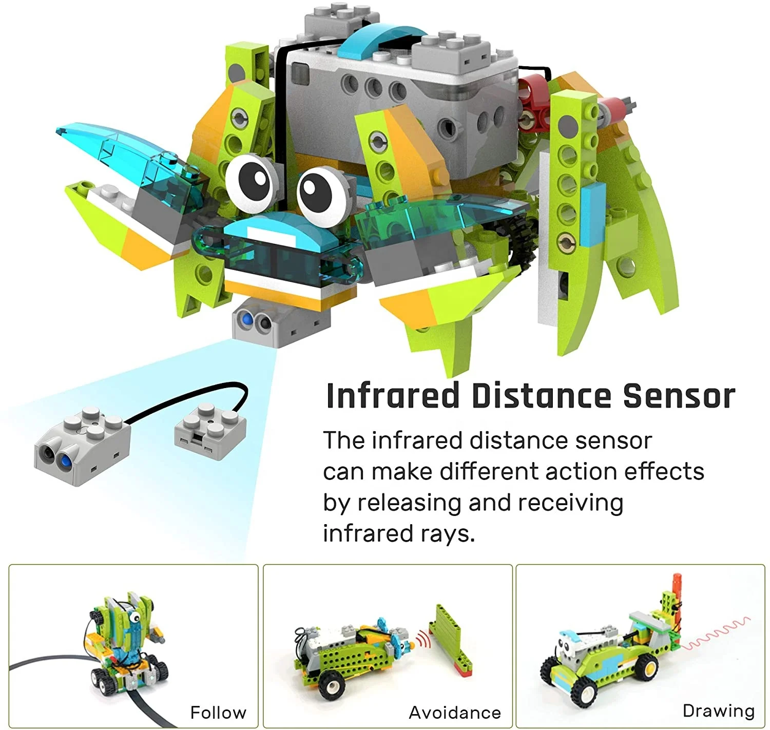 Программируемые игрушки Makerzoid Robot Master с дистанционным управлением через приложение 100 в 1 комплекте Обучающие робототехники наборы для детей