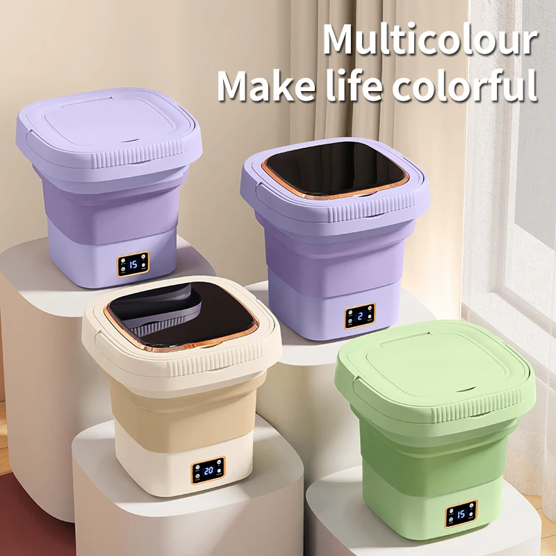 Top Selling Electric Portable Folding Baby Clothes Underwear Automatic Mini Washing Machine And Dryer