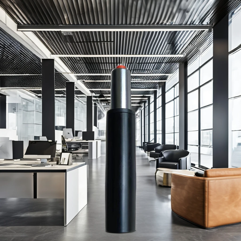 2024 Customizable Stainless Steel Gas Piston Armrest Modern Home Office Gas Lift in Class3  Made with PU Material