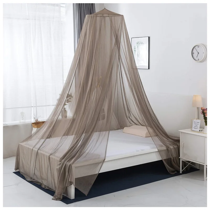 Silver Fiber Mesh EMF Radiation Blocking Breathable Mesh Silver Fiber Fabric Curtain Canopy