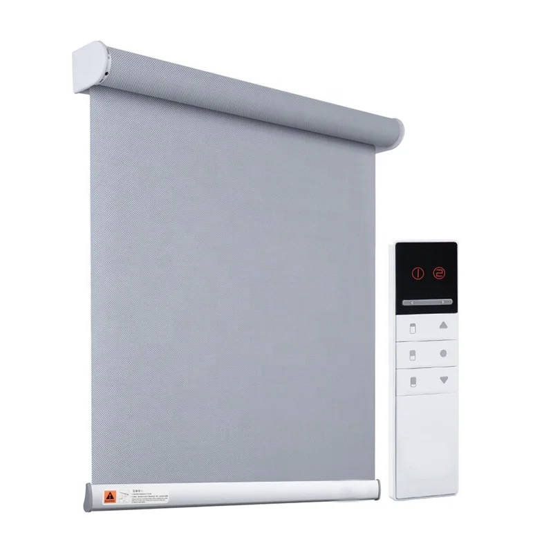 Remote Control Motorized Blackout Roller Blinds Shades
