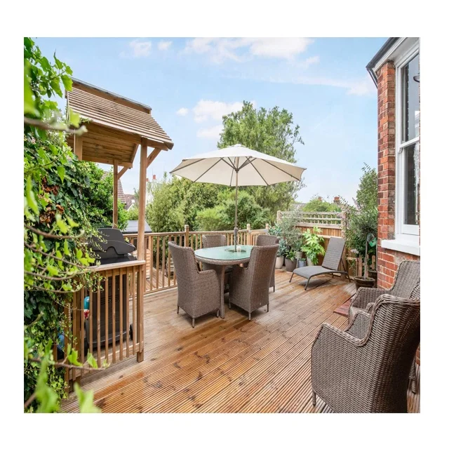 Swimming Pools Pine Outdoor Solid Wood Flooring