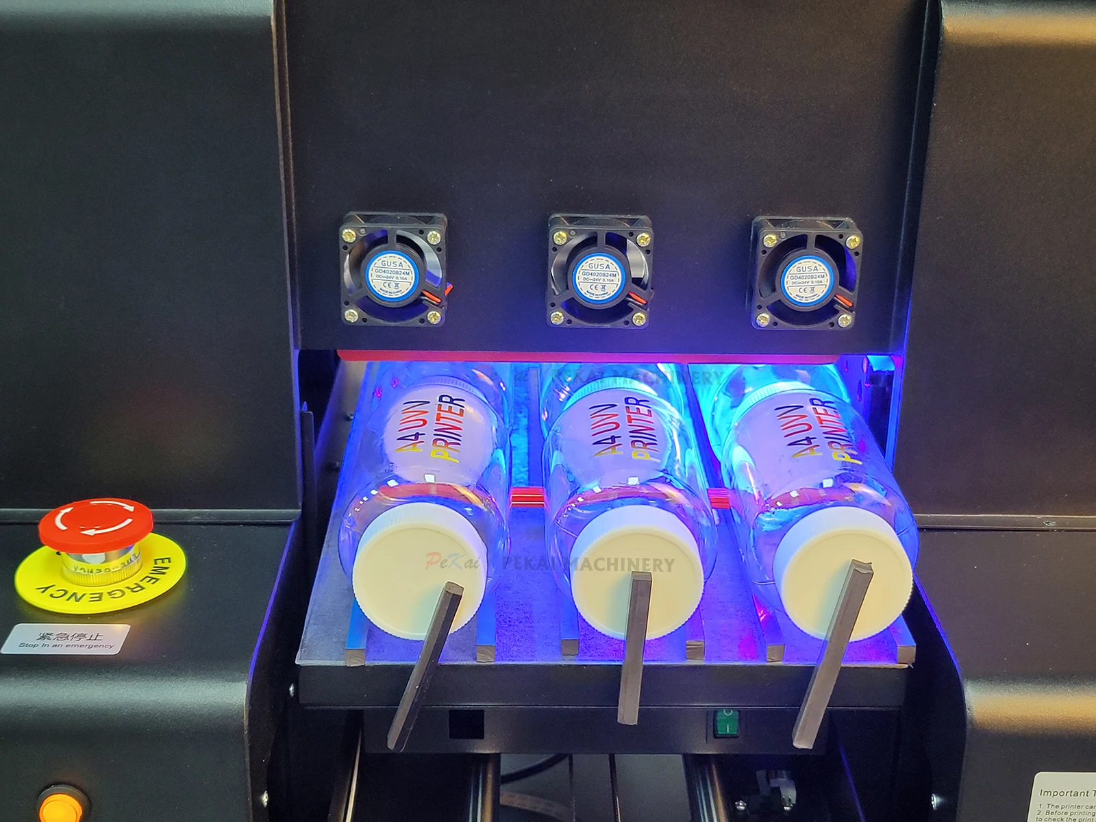 Newest 6 Cups Small UV Flatbed Printer A4 XP600 Printhead Varnish Printer for Phone case Pen card Lighters Bottle Glass Metal