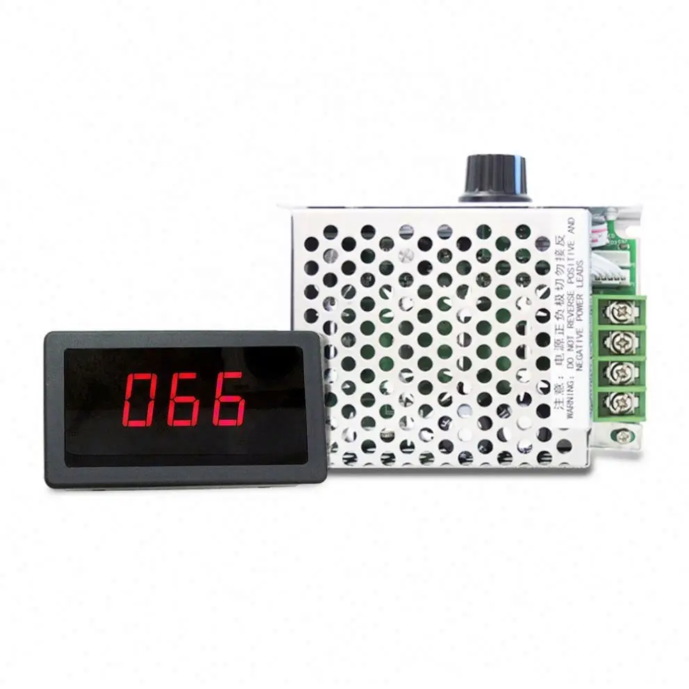 CCM6DS-D 12V 24V 36V 48V 60V 80V DC 30A PWM Variable Digital LCD Display DC Motor Speed Controller With Case