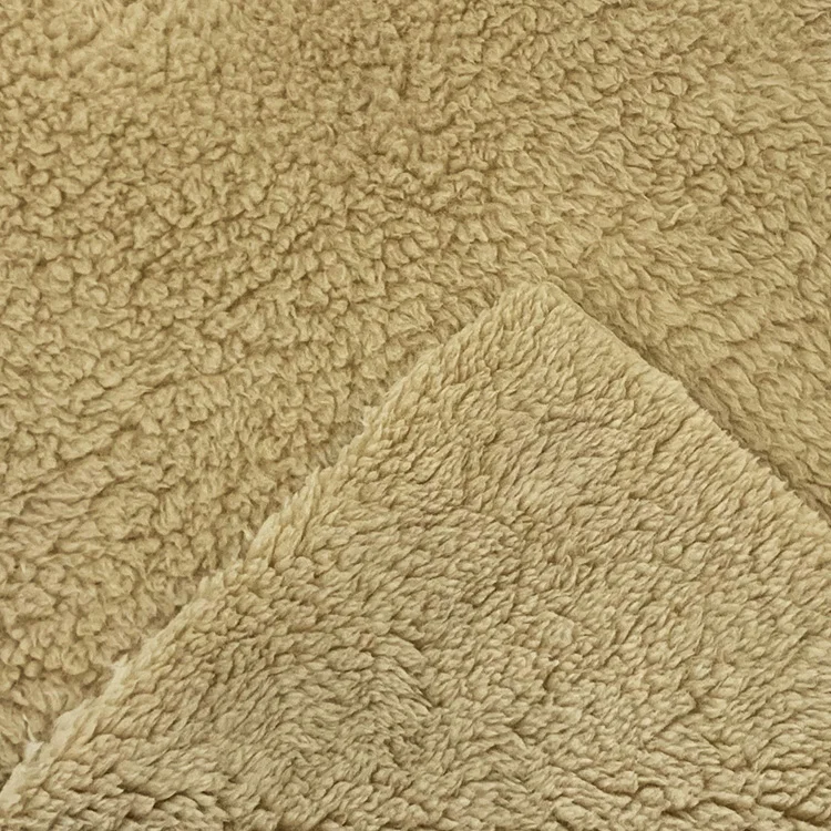 The Factory Produces Solid Color Wholesale Double-sided Brush Shu Velveteen Sherpa Fleece F