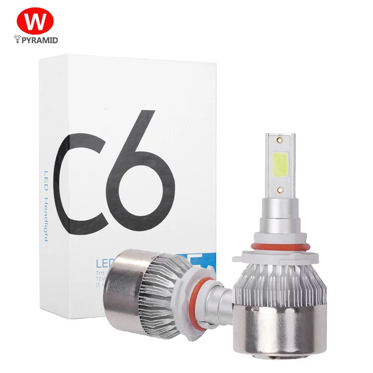 Auto spare parts silver 12V 18 Watt/24 Watt 9005 x3 led headlight