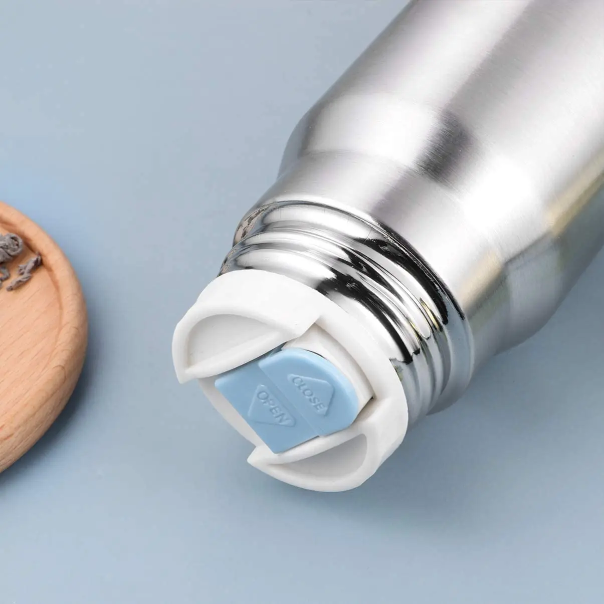 New Arrival 750ml 1000ml Blank sublimation Stainless Steel Rocket Water Bottle Shotgun Bullet Shape Tumbler for DIY