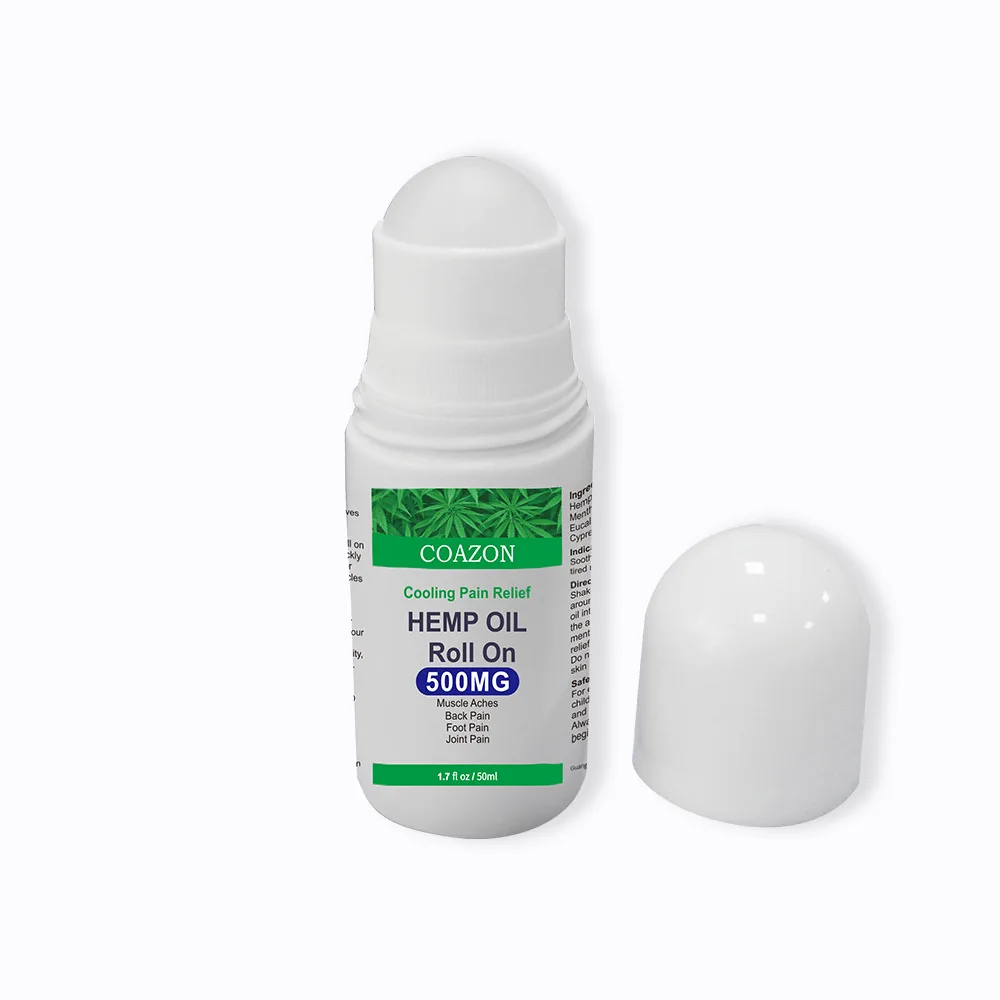 Spot hemp oil roll on ball hemp oil relaxation massage spa hemp seed essential oil